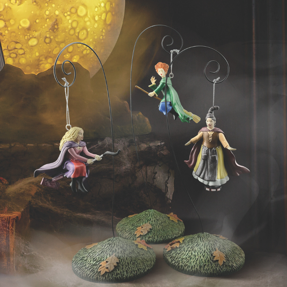 Department 56 Hocus Pocus Village Sanderson Sisters On Modern Brooms Set of 3 Figures 6018471
