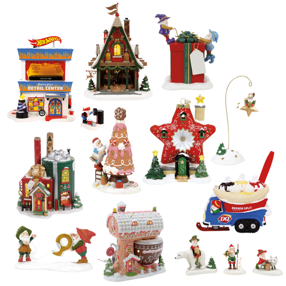 Department 56 North Pole Village 2026 Pieces Set