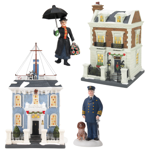 Department 56 Disney's Mary Poppins Village Full Set 2026 -2