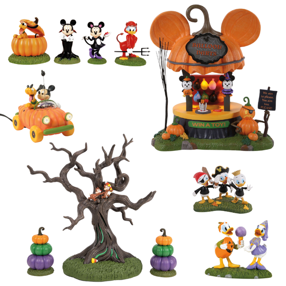 Department 56 Disney Mickey's Pumpkintown 2026 Pieces Set
