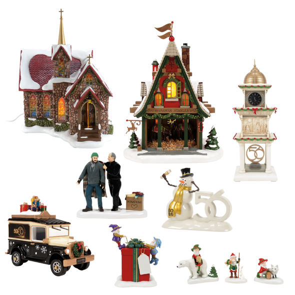 Department 56 50 Year Anniversary Christmas Set