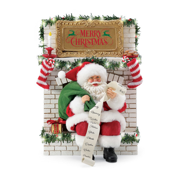 Department 56 Possible Dreams Santa Down the Chimney 6017642