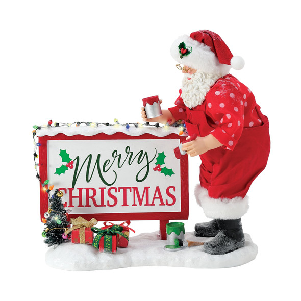 Department 56 Possible Dreams Santa North Pole Greeting 6017656