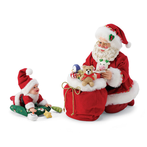 Department 56 Possible Dreams Santa Tummy Time 6018268