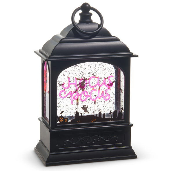 Raz 9" Lighted Neon Hocus Pocus Halloween Water Lantern 4516396 -2