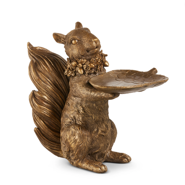 Raz 12.5" Squirrel Server Fall Home Decoration 4612221