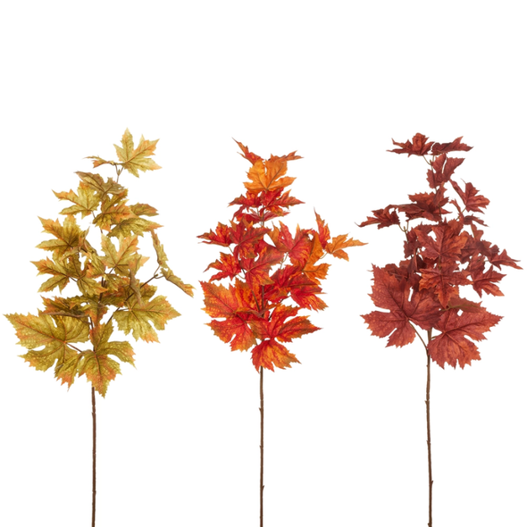 Raz Set of 2 40" Fall Leaf Spray Halloween Spray F4602396