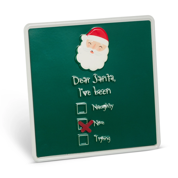 Raz 8" Dear Santa Sign Magnetic Christmas Decoration 4621390