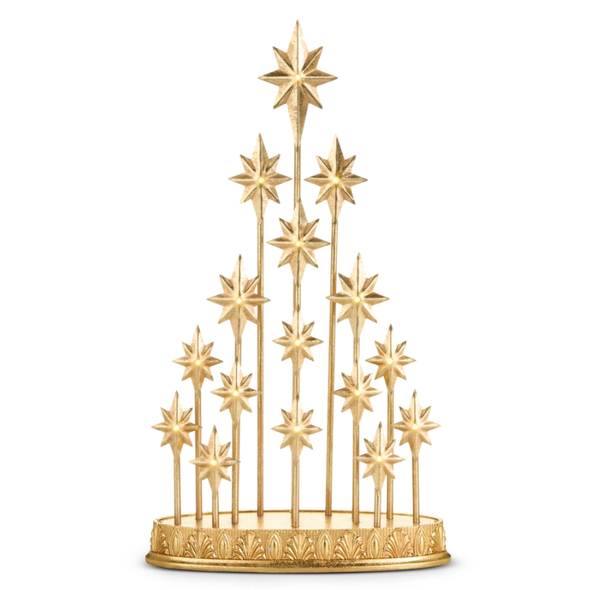 Raz 19.5" Lighted Star Mantel Decor Christmas Decoration 4610530 -2