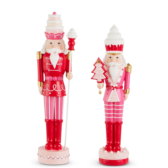 Raz 14" or 16" Cake Top Nutcracker Christmas Decoration