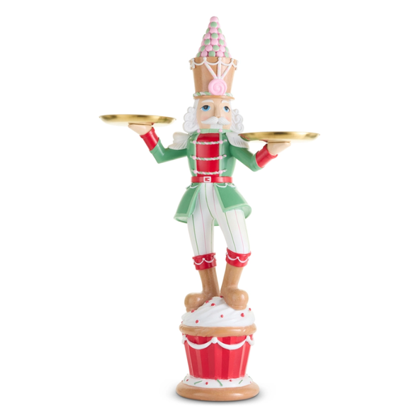 Raz 38" Sweet Treats Nutcracker Butler Christmas Decoration 4612257