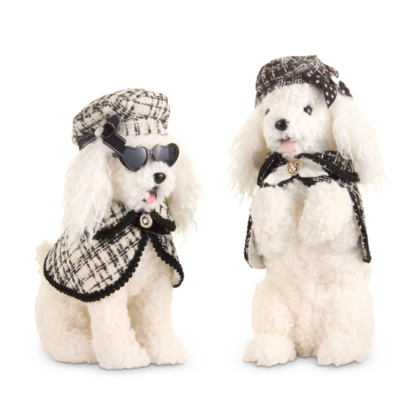 Raz 14" Mini Poodle Christmas Decoration 4614007