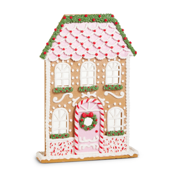 Raz 16" Pink Flat Cottage Christmas Decoration 4616395