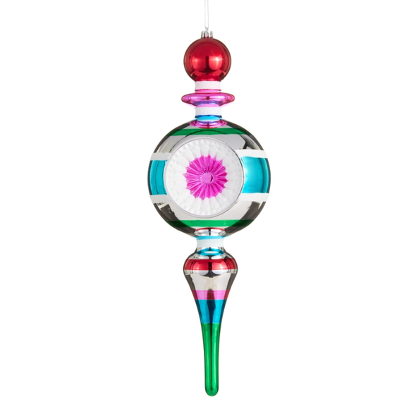 Raz 17.5" Vintage Oversized Reflector Christmas Ornament 4632787