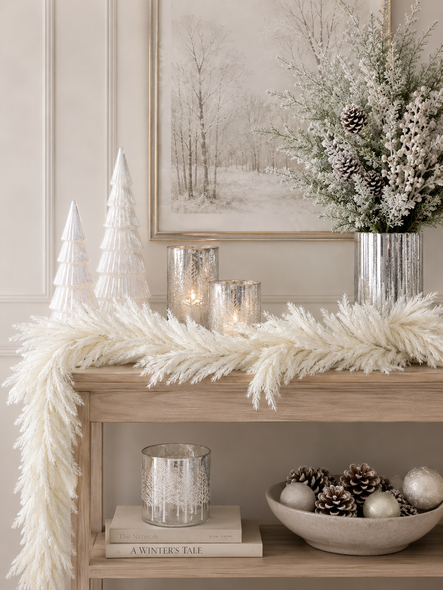 Raz 6' White Pine Christmas Garland G4670931-2