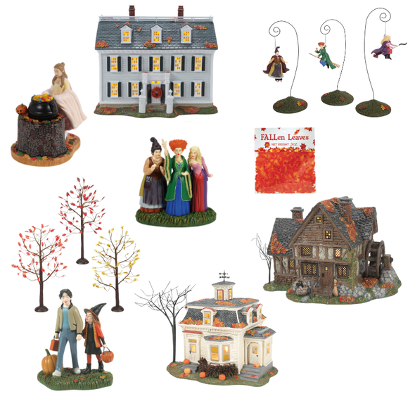 Department 56 Hocus Pocus Village with Accessories Set