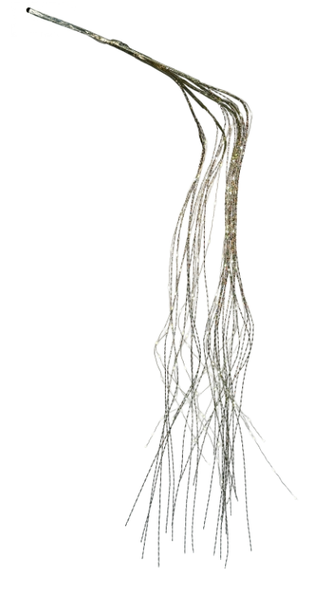 Raz 59.5" Gold Cascading LED White Lighted Branch L4637092