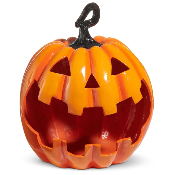 Raz 18" Jack-O-Lantern Halloween Candy Dish 4512194