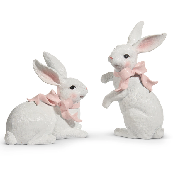 Raz 7.75" Bunnies and Bows Spring Decoration 4611052