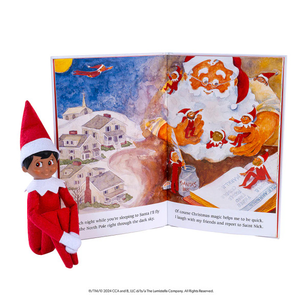 The Elf on the Shelf : A Christmas Tradition Box Set includes African American boy scout elf -2 The Elf on the Shelf : A Christmas Tradition Box Set includes African American boy scout elf -2