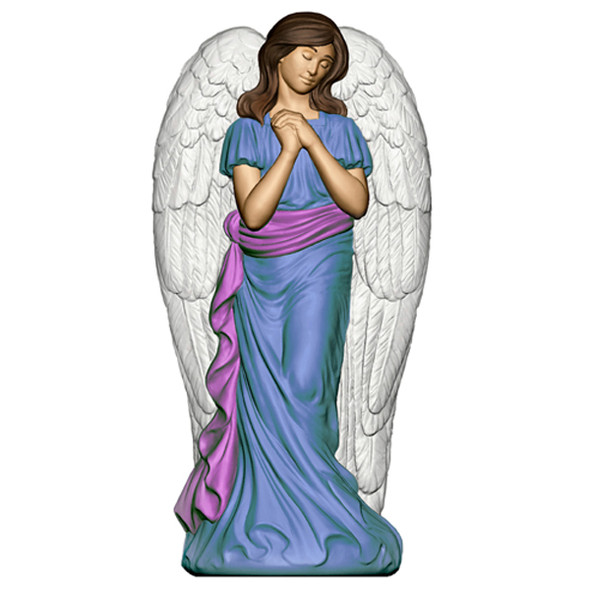 31" Angel with Wings Christmas Blow Mold Decoration