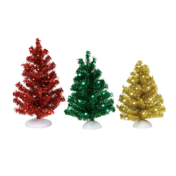 Department 56 Village Accessory Magical Tinsel Trees 6001732