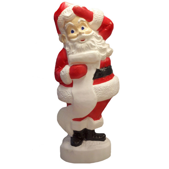 43" Large Santa Blow Mold Outdoor Christmas Decor 75180