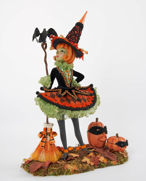 Katherine's Collection 14.75" Bewitching Bash Witch Figurine Halloween Decor 28-128110  -2