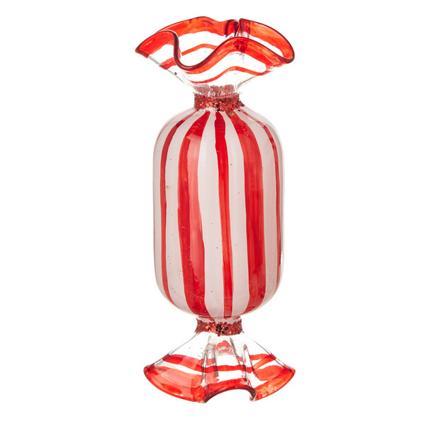 Raz 5.5" Peppermint Candy Glass Christmas Ornament  4124607 -3