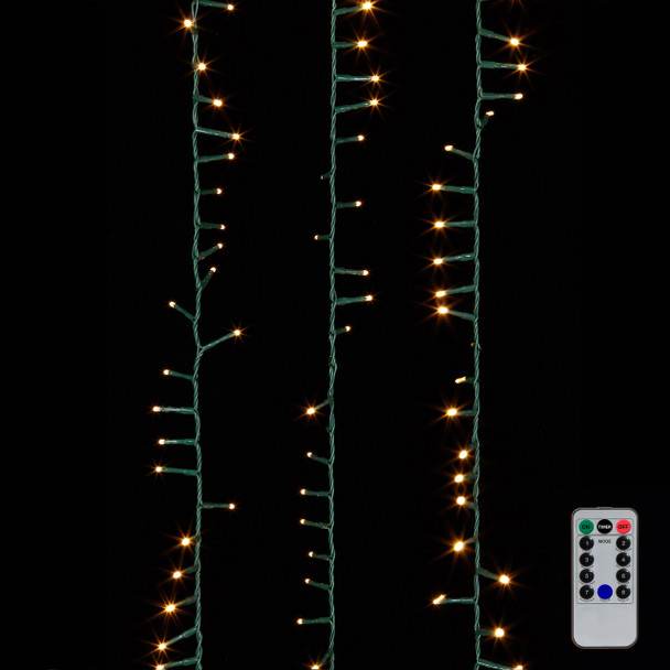 Raz 73,8' Snake Garland Fio Verde com Luzes Brancas Luzes de Natal G3937039