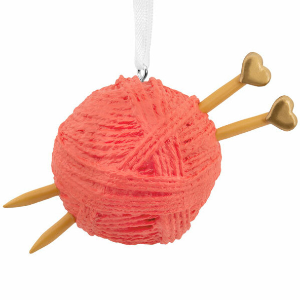 Hallmark Knitting Needles Christmas Ornament 1HGO2861