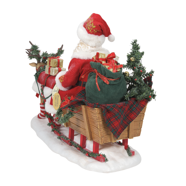 Department 56 Possible Dreams LED Lighted Santa Through the Woods 6010217 -2