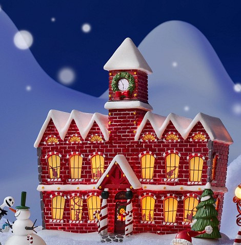 Department 56 The Nightmare Before Christmas Village Santa's