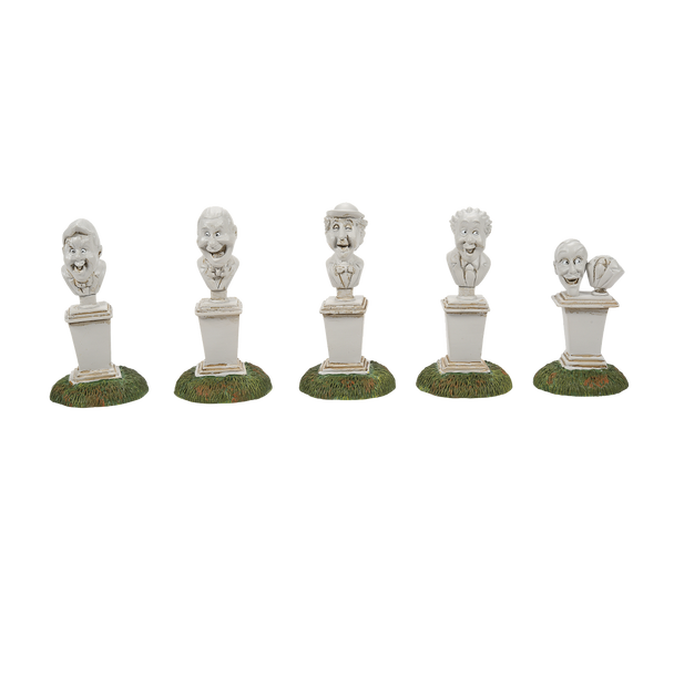 Department 56 Disney's Haunted Mansion Village Set of 5 The Singing Busts 6010469