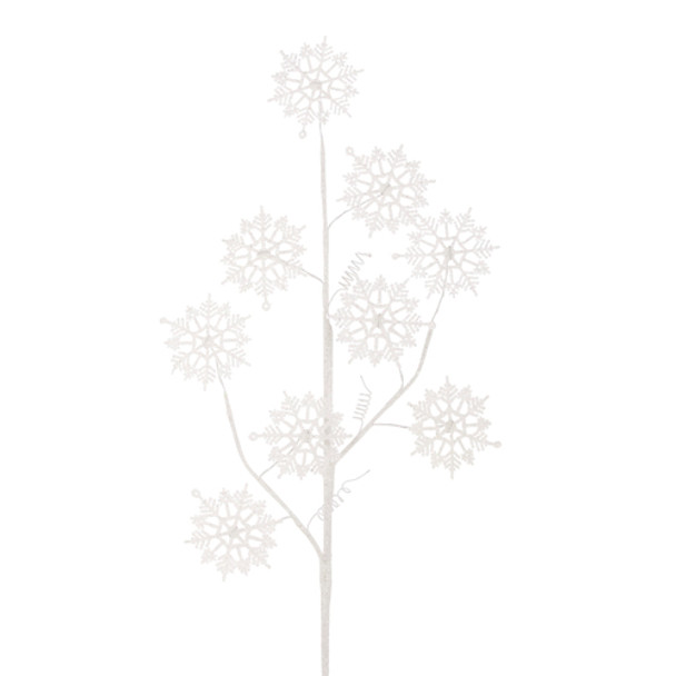 Raz 35" Snowflake Christmas Tree Spray F4102383 -2