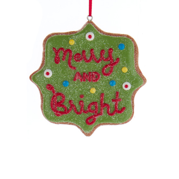 3.5" Claydough Cookie Sign Christmas Ornament D4066 -3