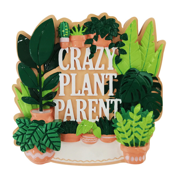 Crazy Plant Parent House Plants Personalized Christmas Ornament OR2288