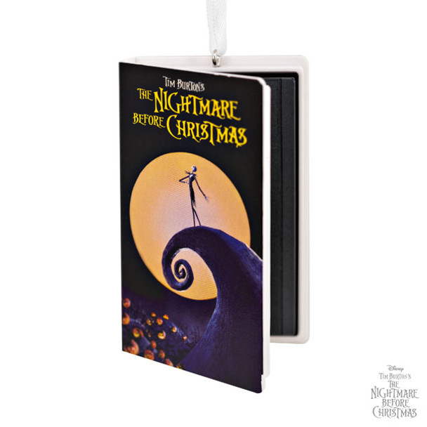 Hallmark 3" VHS Tim Burton's The Nightmare Before Christmas Ornament 3HCM1086