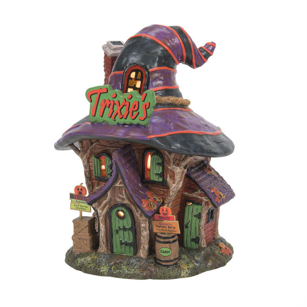 Department 56 Snow Village Halloween Trucos y golosinas de Trixie 6011438