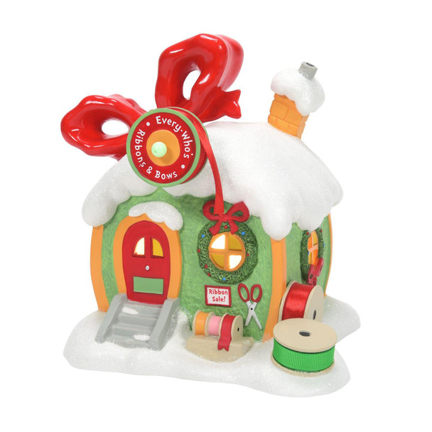 Department 56 Il villaggio del Grinch Nastro e fiocchi di ognuno 6009728 -3