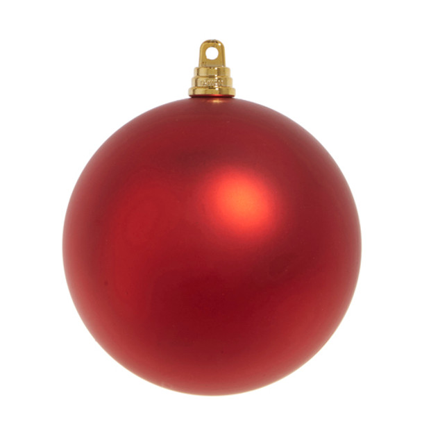 Raz 3", 4", 6", or 10" Red Matte Ball Christmas Ornaments -3