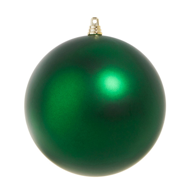 Raz 3", 4", 6", or 10" Green Matte Ball Christmas Ornaments -4