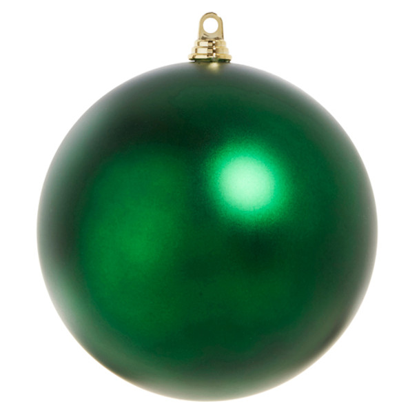 Raz 3", 4", 6", or 10" Green Matte Ball Christmas Ornaments -5