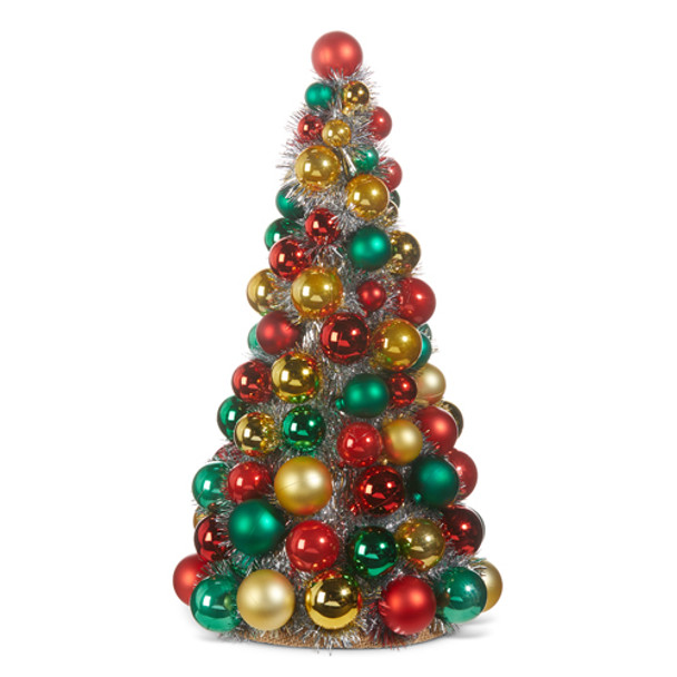 Raz 10", 13", of 15,5" Ball Ornament Kerstboom -3