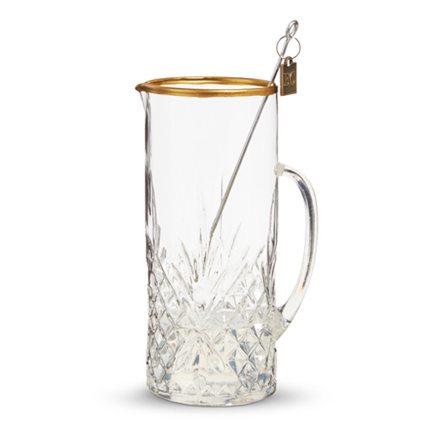 Raz eric cortina 6,25" pichet à martini ornement de Noël en verre 4353136 -2