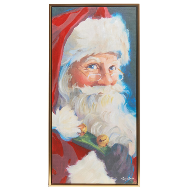 Raz bos getextureerde frame kerst kunst aan de muur -4