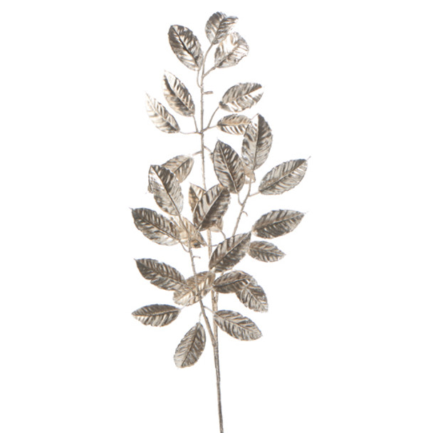 Raz 34" Silver Laurel Leaf Christmas Tree Spray F4322798 -2