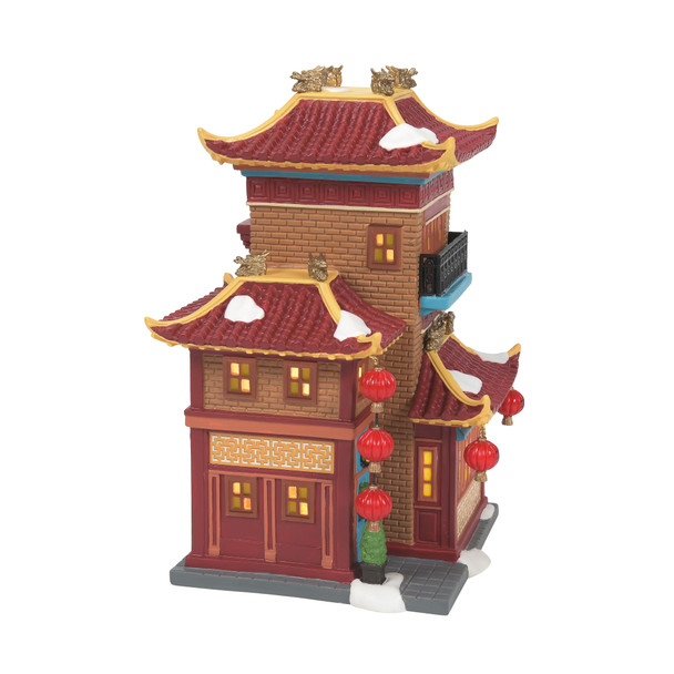 Department 56 Christmas In The City First Edition Lunar Dragon Tea House 6014549FE -4