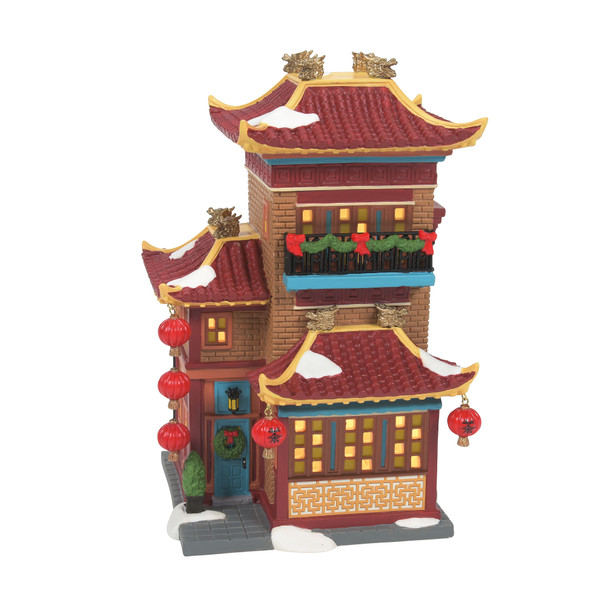 Department 56 Christmas In The City First Edition Lunar Dragon Tea House 6014549FE