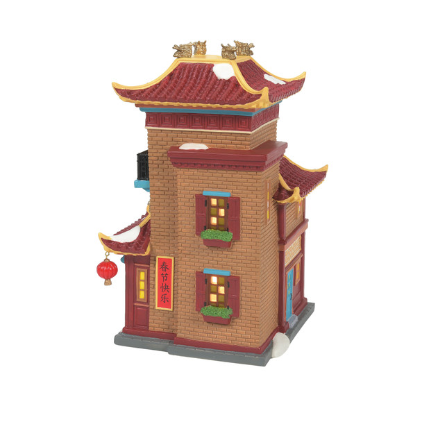 Department 56 Christmas In The City Lunar Dragon Tea House 6014549 -2